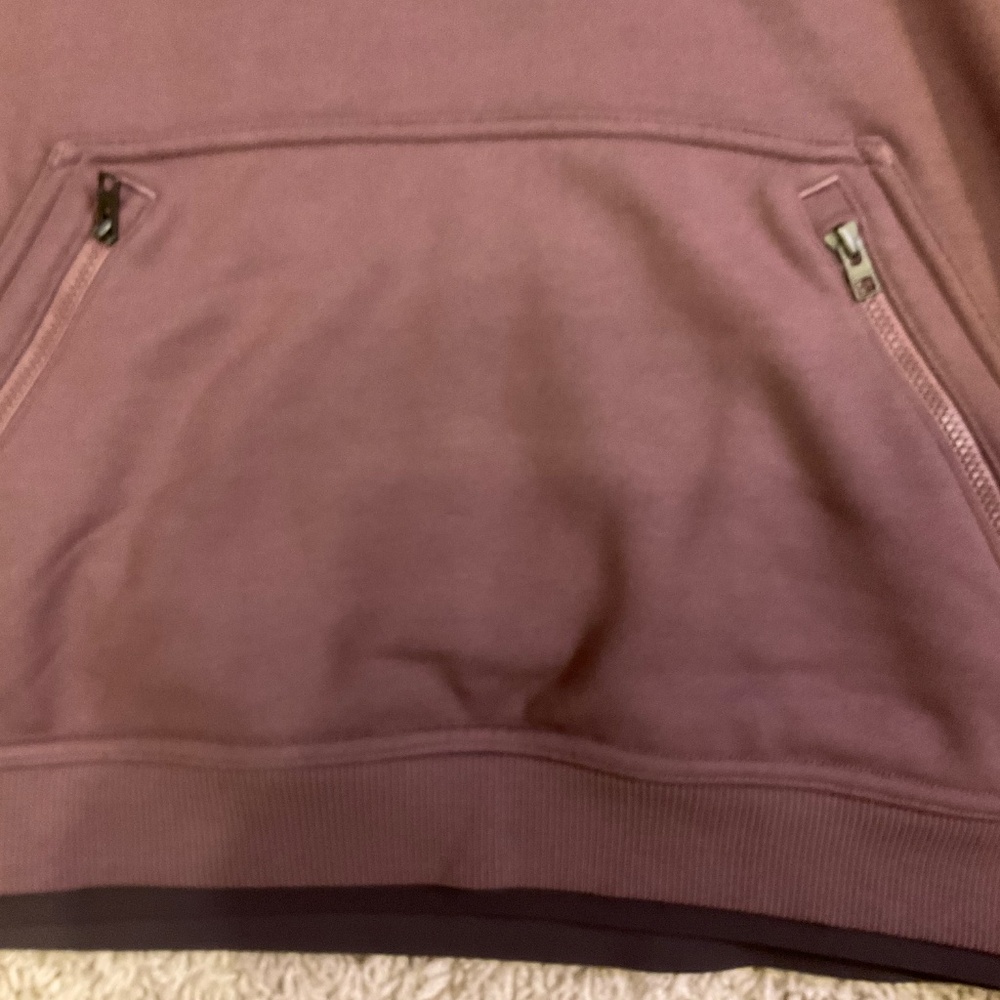 ATHLETA SOFT HOODIE, SIZE L, BURGUNDY. - Picture 4 of 9